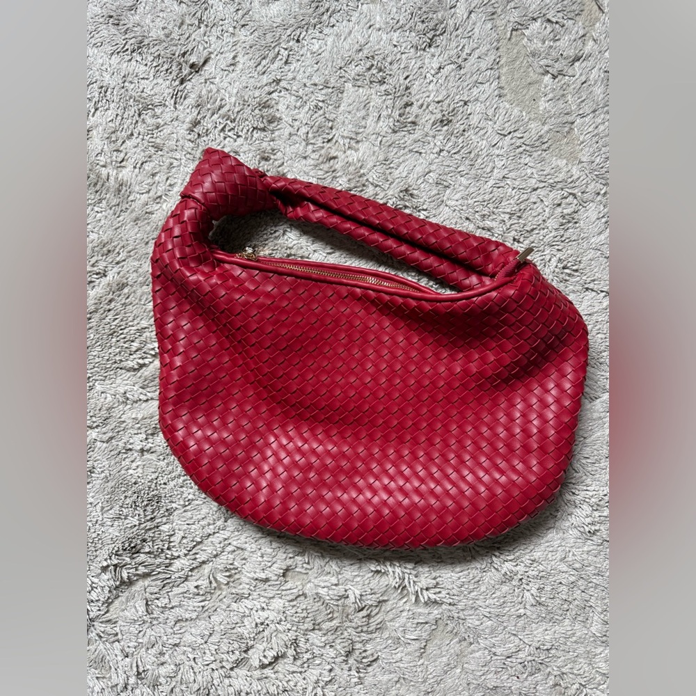 Anthropologie melie Bianco Brigette satchel in red